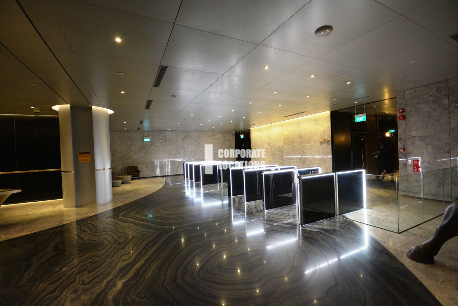Lift Lobby Office of to rent in 30 Raffles Place / BNI Tower - Raffles Place / Downtown