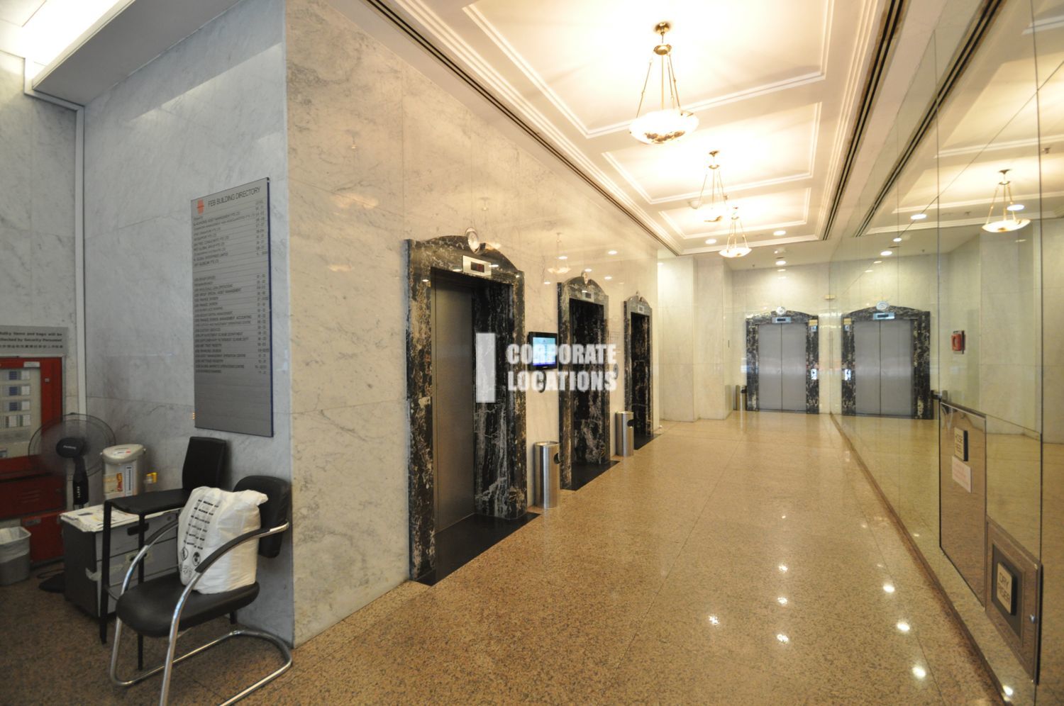 Lift Lobby Office of to rent in Far Eastern Bank Building - Robinson Road / Tanjong Pagar