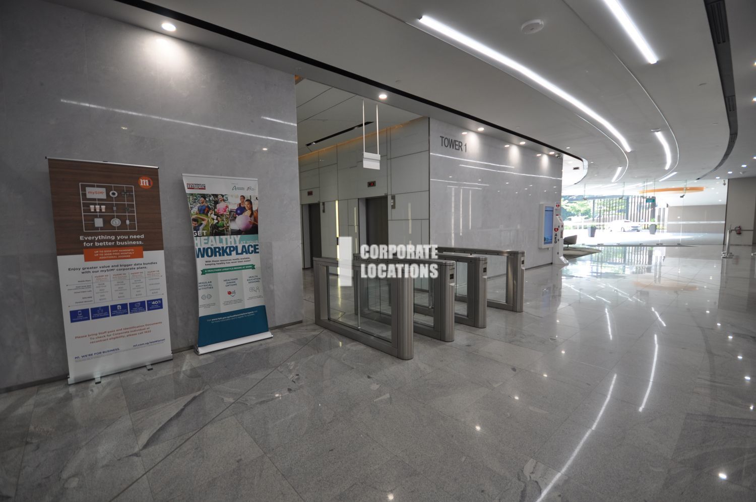 Lobby of Office to rent in Aperia Tower 1^ - Outside CBD East