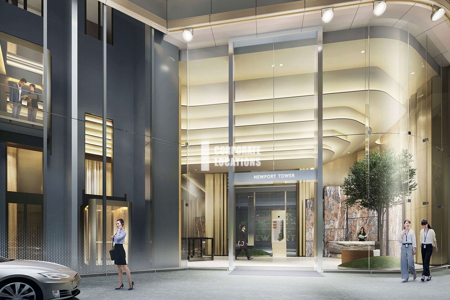 Typical Bare Space of Office to rent in Newport Tower - Robinson Road / Tanjong Pagar